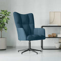 Relaxsessel Blau Samt