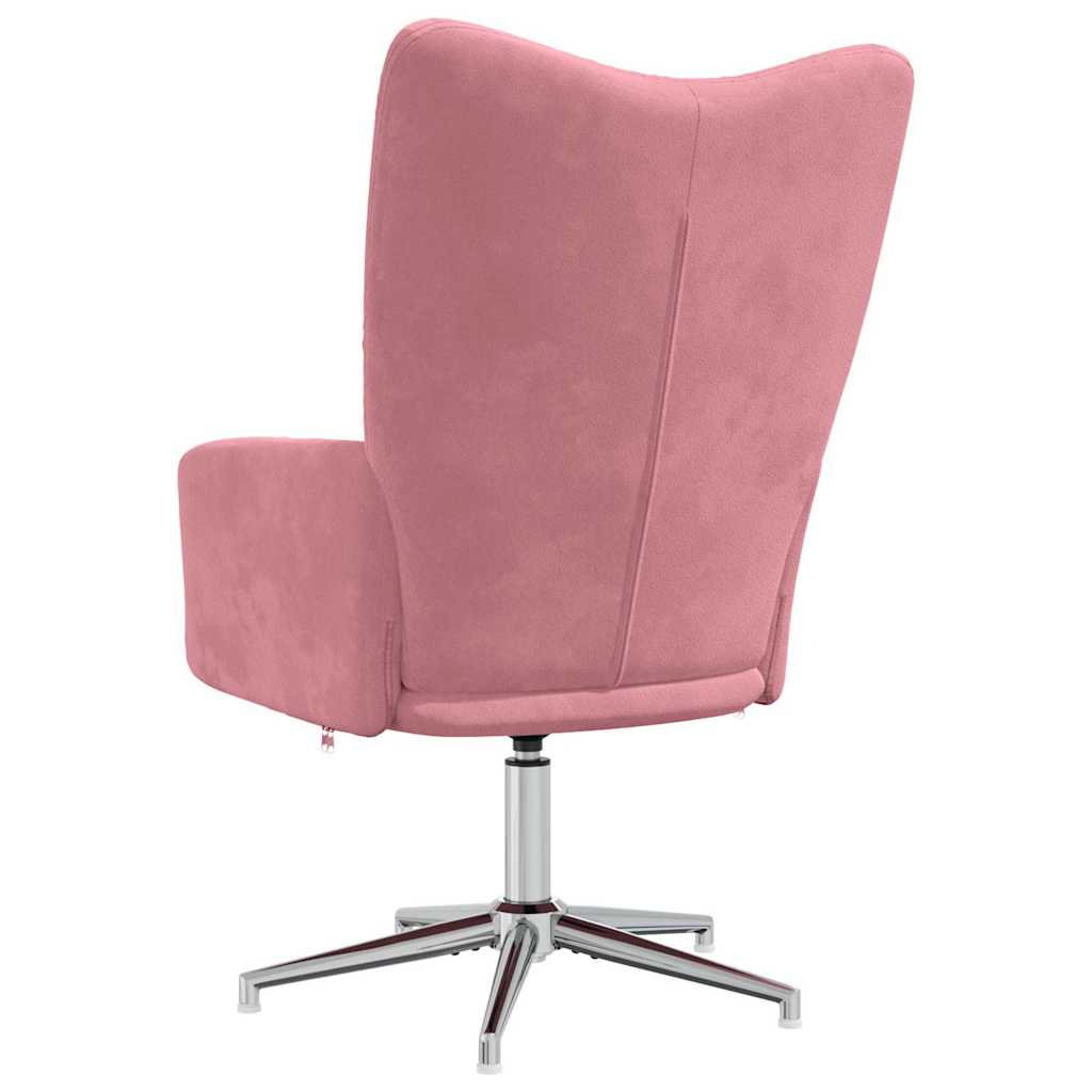 Relaxsessel Rosa Samt