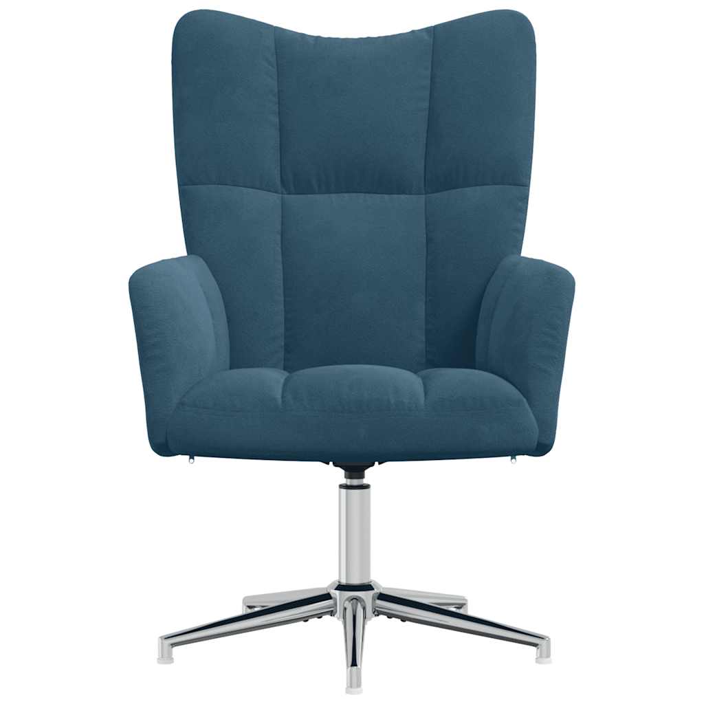 Relaxsessel Blau Samt
