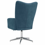 Relaxsessel Blau Samt