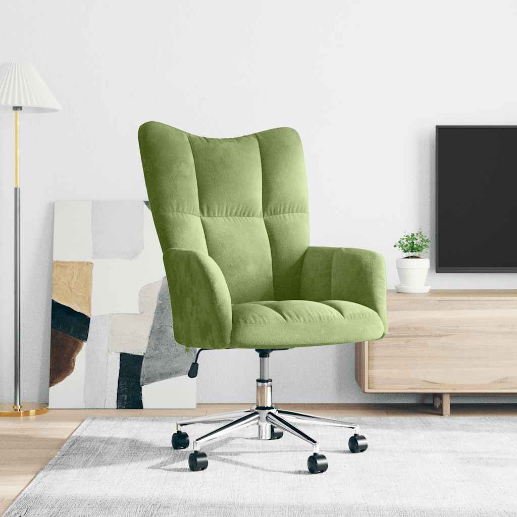 Relaxsessel Hellgrün Samt