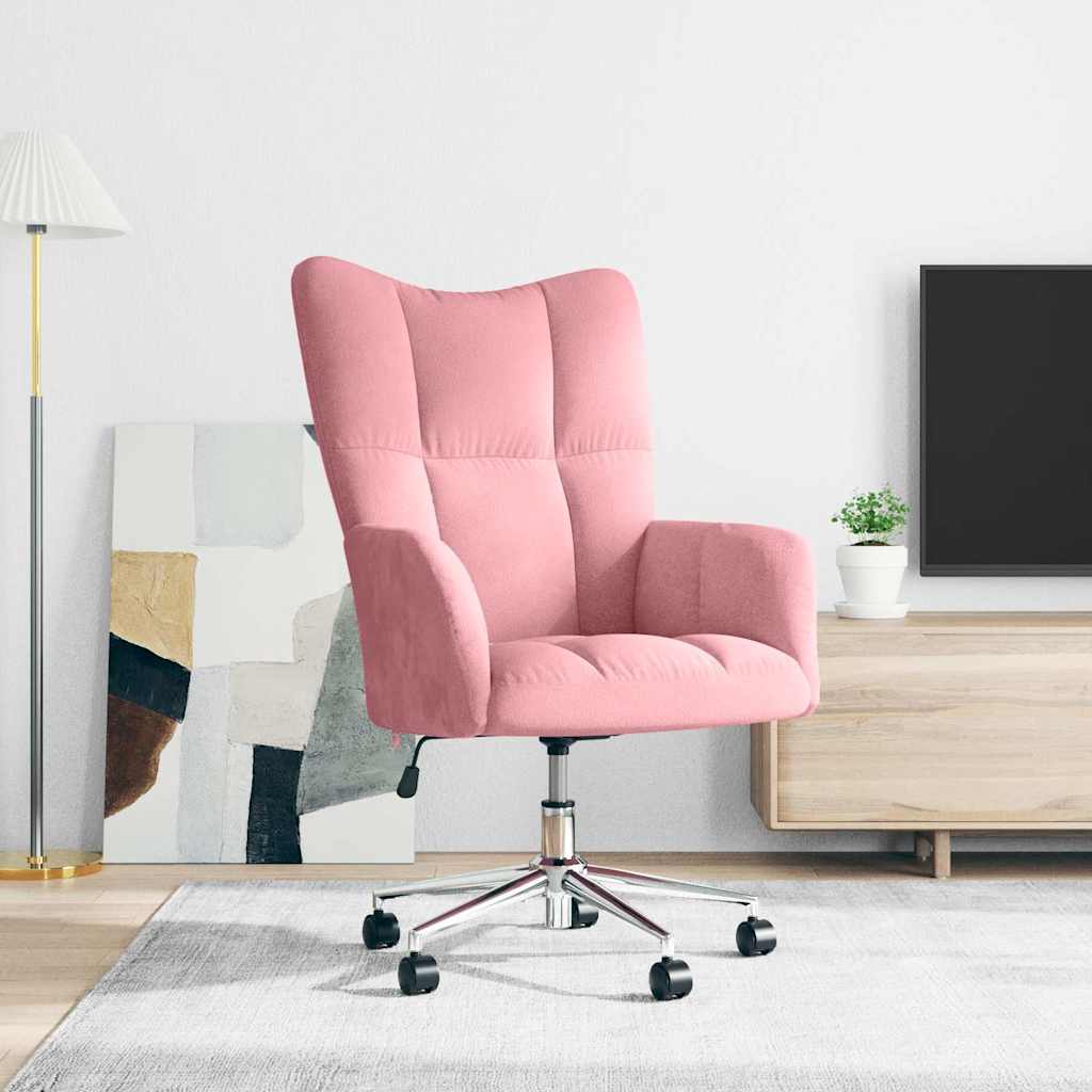 Relaxsessel Rosa Samt