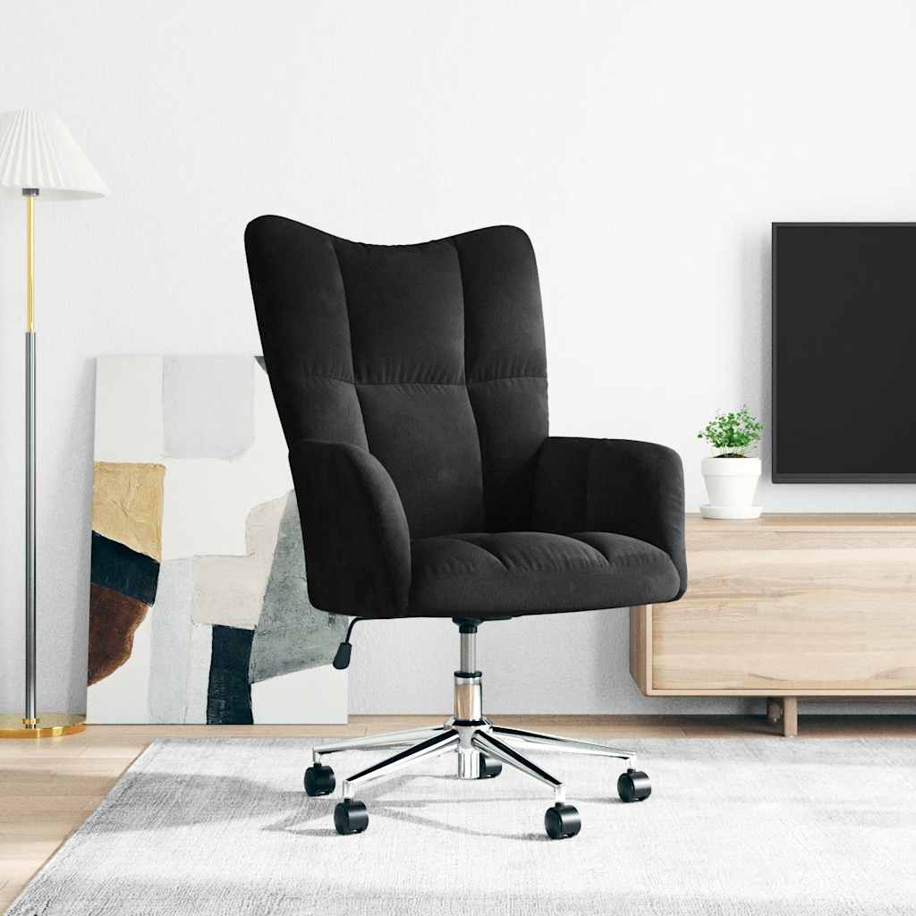 Relaxsessel Schwarz Samt