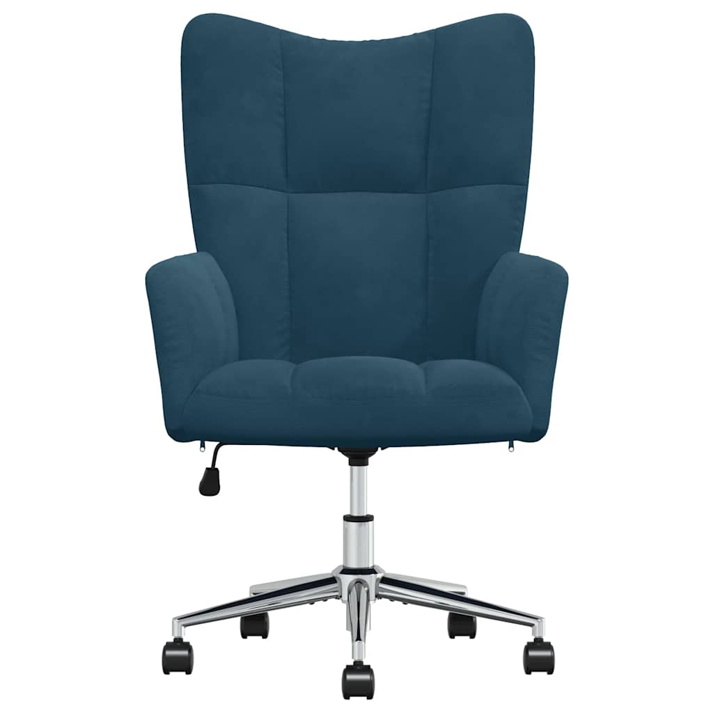 Relaxsessel Blau Samt