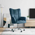 Relaxsessel Blau Samt