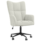 Relaxsessel Cremeweiß Samt