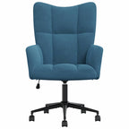 Relaxsessel Blau Samt