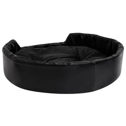 vidaXL Hundebett Schwarz 90x79x20 cm Plüsch und Kunstleder