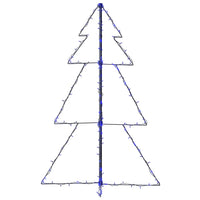 Weihnachtsbaum in Kegelform 160 LEDs Indoor & Outdoor 78x120 cm