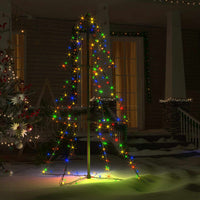 Weihnachtsbaum in Kegelform 160 LEDs Indoor & Outdoor 78x120 cm