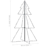 Weihnachtsbaum in Kegelform 200 LEDs Indoor Outdoor 98x150 cm