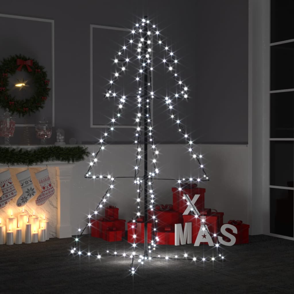 Weihnachtsbaum in Kegelform 200 LEDs Indoor Outdoor 98x150 cm