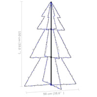 Weihnachtsbaum in Kegelform 200 LEDs Indoor Outdoor 98x150 cm