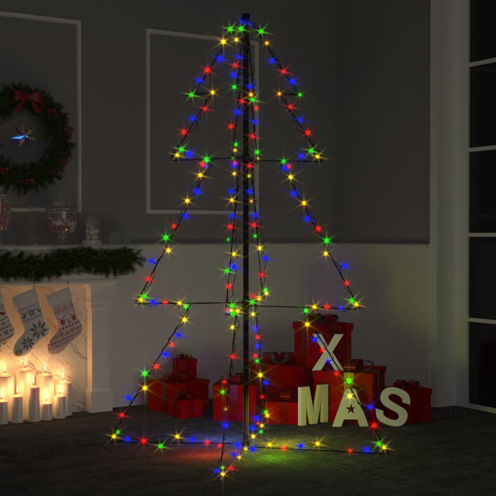 Weihnachtsbaum in Kegelform 200 LEDs Indoor Outdoor 98x150 cm