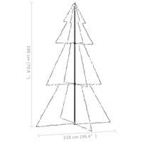 Weihnachtsbaum in Kegelform 240 LEDs Indoor Outdoor 118x180 cm