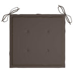 Klappbare Gartenstühle mit Kissen 8 Stk. Massivholz Teak