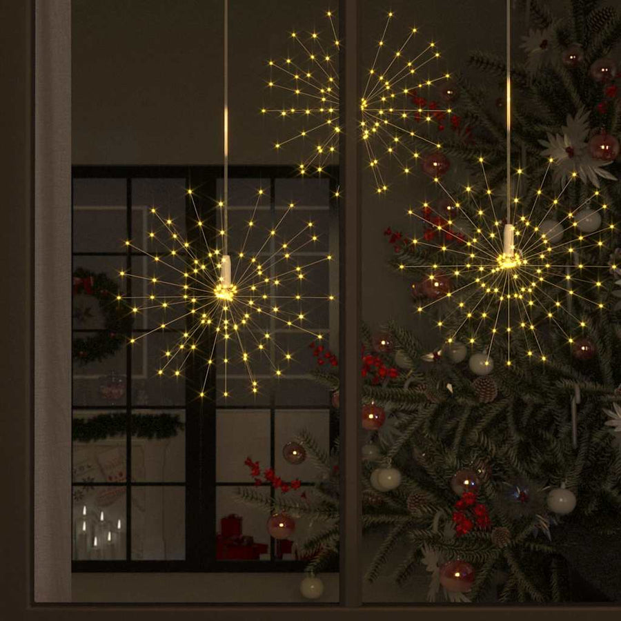 Feuerwerkslicht Weihnachtsdeko Warmweiß 20 cm 140 LEDs