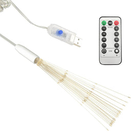 Feuerwerkslichter 4 Stk. Weihnachtsdeko Warmweiß 20 cm 560 LEDs
