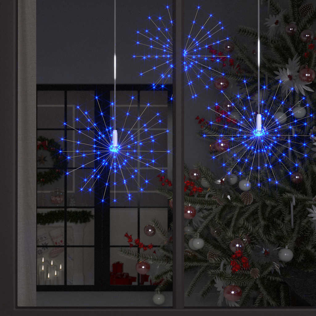 Feuerwerkslicht Blau 20 cm 140 LEDs