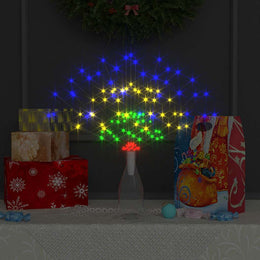 Feuerwerkslicht Weihnachtsdeko Mehrfarbig 20 cm 140 LEDs