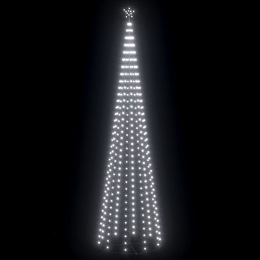 Weihnachtsbaum in Kegelform 752 LEDs Deko Kaltweiß 160x500 cm