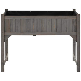vidaXL Hochbeet mit Gewächshaus 110x54x120 cm Massivholz Tanne