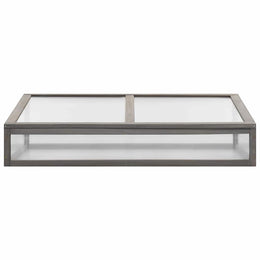 vidaXL Hochbeet mit Gewächshaus 110x54x120 cm Massivholz Tanne