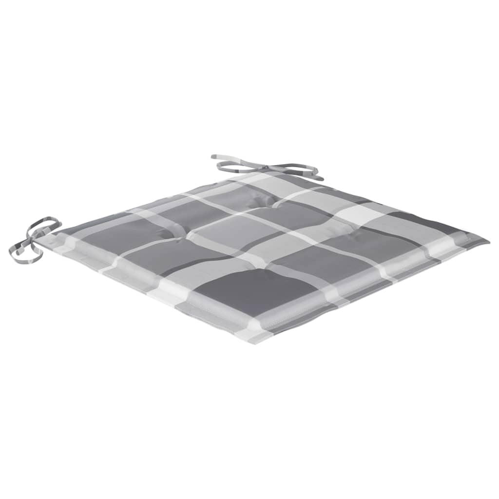Klappbare Gartenstühle 6 Stk. mit Kissen Massivholz Akazie