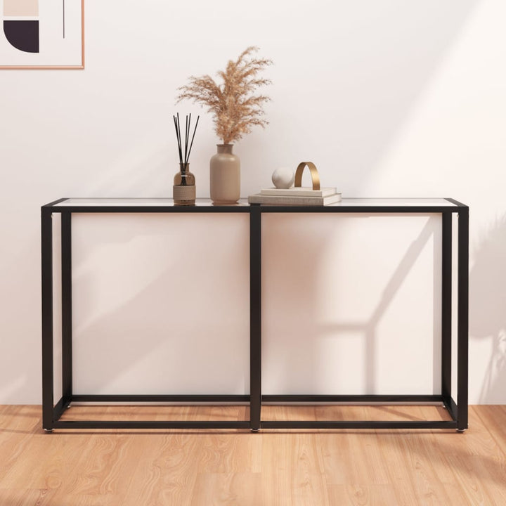 Konsolentisch Transparent 140x35x75,5 cm Hartglas