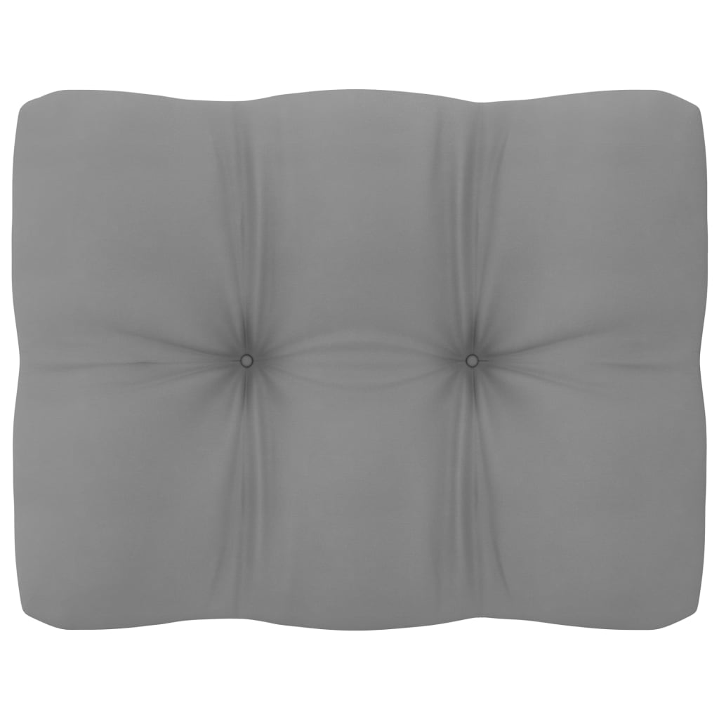 4-tlg. Garten-Lounge-Set mit Kissen Kiefer Massivholz