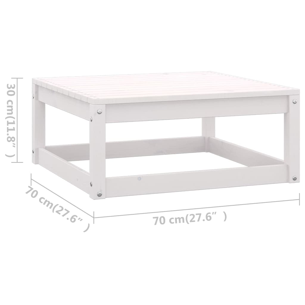 6-tlg. Garten-Lounge-Set mit Kissen Massivholz Kiefer