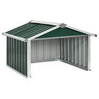 Rasenmäher Garage 92x97x63 cm Verzinkter Stahl Grün