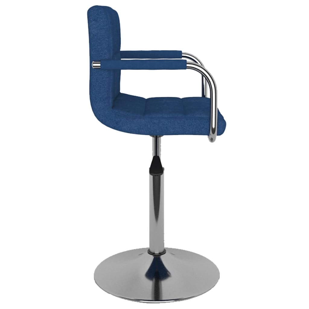 Barhocker Blau Stoff