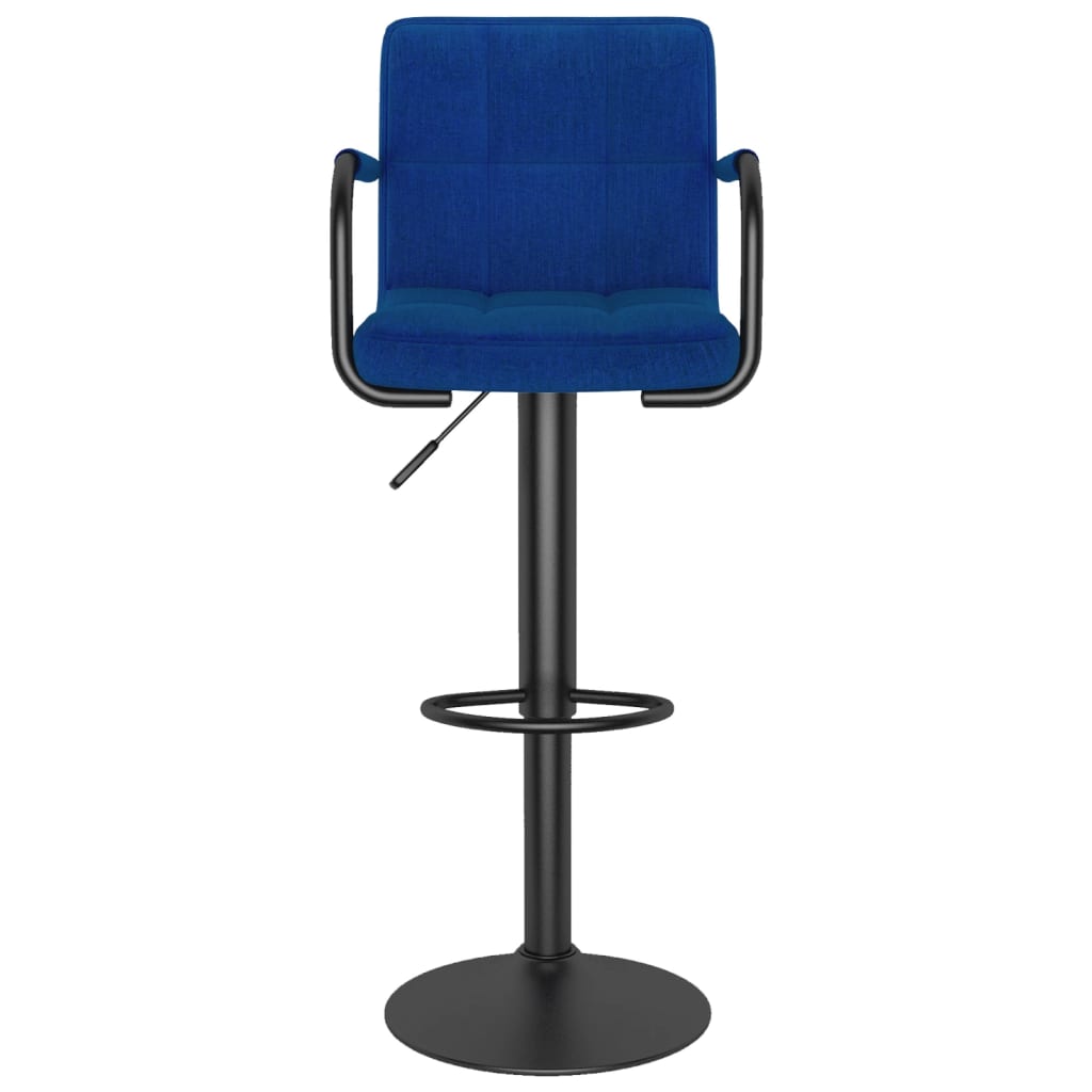 Barhocker Blau Stoff