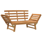 Gartenbank 2-in-1 190 cm Massivholz Akazie
