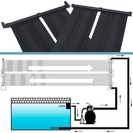 vidaXL Solar-Panel Poolheizung 2 Stk. 80x310 cm
