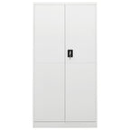 Schließfachschrank Weiß 90x40x180 cm Stahl