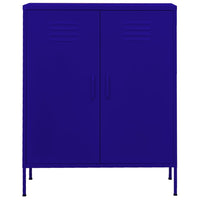 Lagerschrank Marineblau 80x35x101,5 cm Stahl