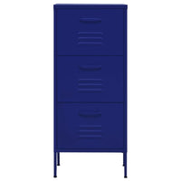 Lagerschrank Marineblau 42,5x35x101,5 cm Stahl