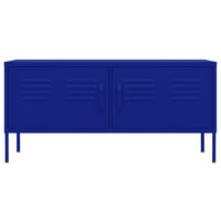 TV-Schrank Marineblau 105x35x50 cm Stahl