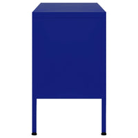 TV-Schrank Marineblau 105x35x50 cm Stahl