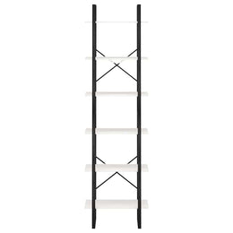 Lagerregal Weiß 60x30x210 cm Massivholz Kiefer