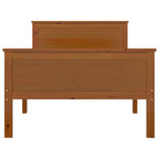 Massivholzbett Honigbraun Kiefernholz 100x200 cm