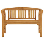 Gartenbank 114 cm Massivholz Akazie
