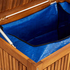 Garten-Aufbewahrungsbox 175x80x75 cm Massivholz Akazie