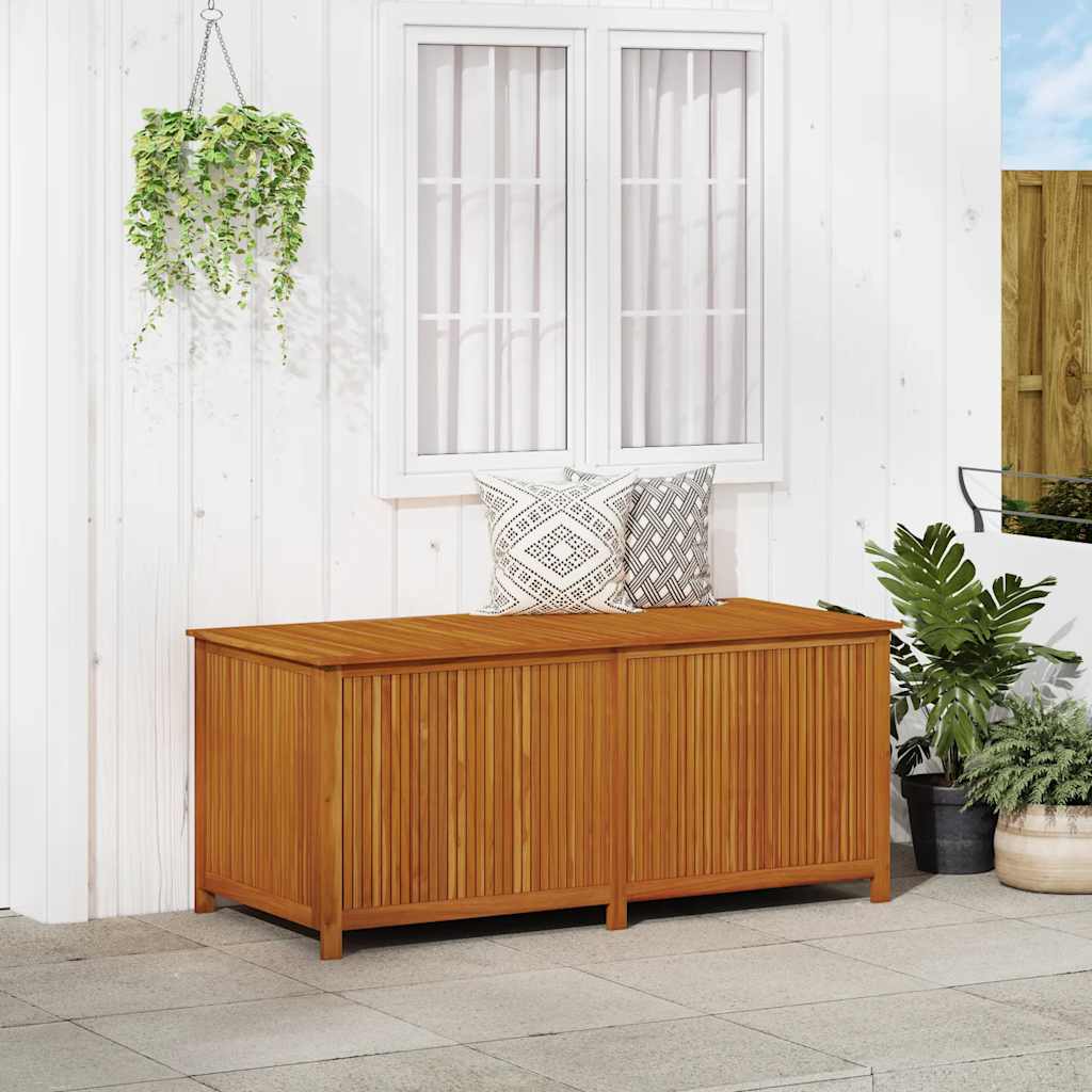 Garten-Aufbewahrungsbox 175x80x75 cm Massivholz Akazie