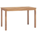 Garden Esstisch 120x70x77 cm Massiv Teakholz