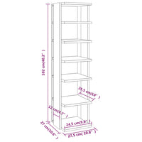 Schuhschrank Weiß 27,5x27x102 cm Holzwerkstoff