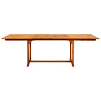 Garten-Esstisch (160-240)x100x75 cm Massivholz Akazie