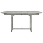 Garten-Esstisch (120-170)x80x75 cm Massivholz Akazie